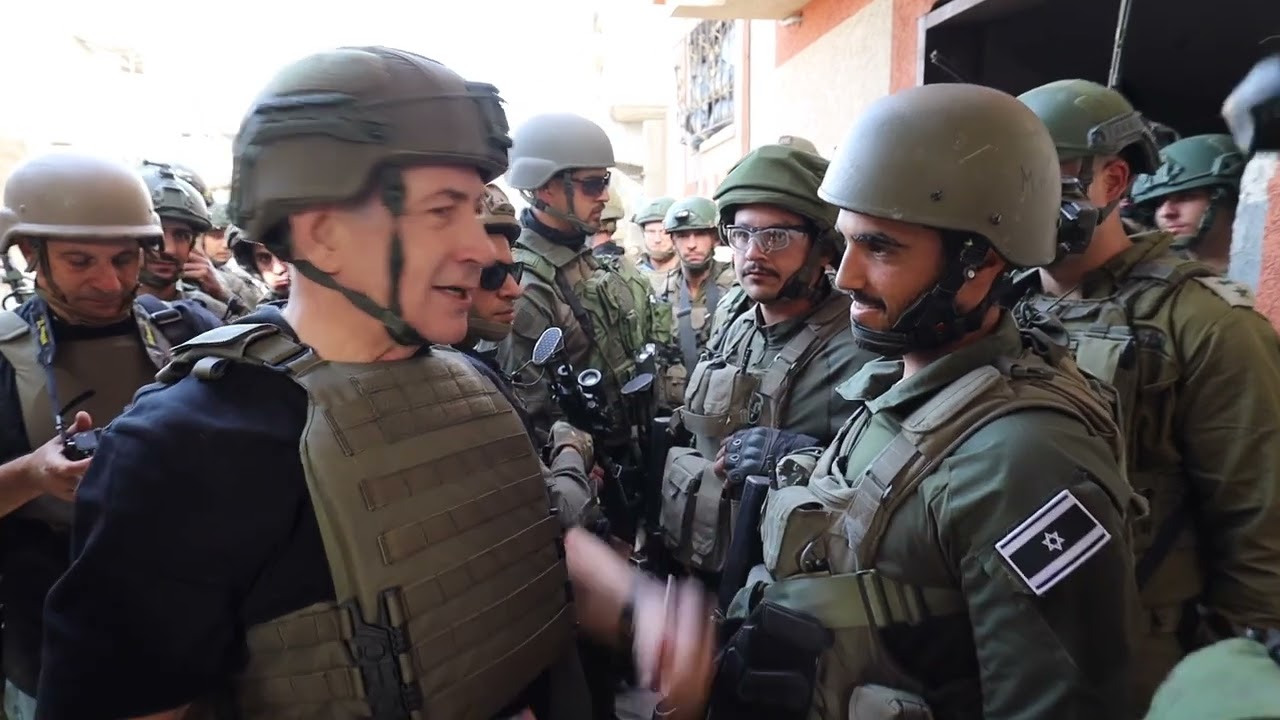 Israeli PM Netanyahu Surprises with Gaza Visit, Engages with Troops in Strategic Discussions