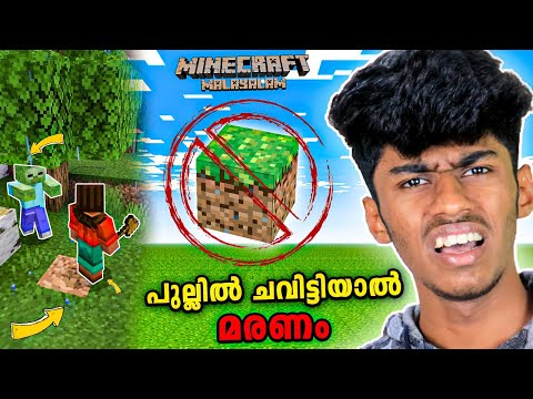 IF I TOUCH GRASS, I DIE | MINECRAFT | MALAYALAM