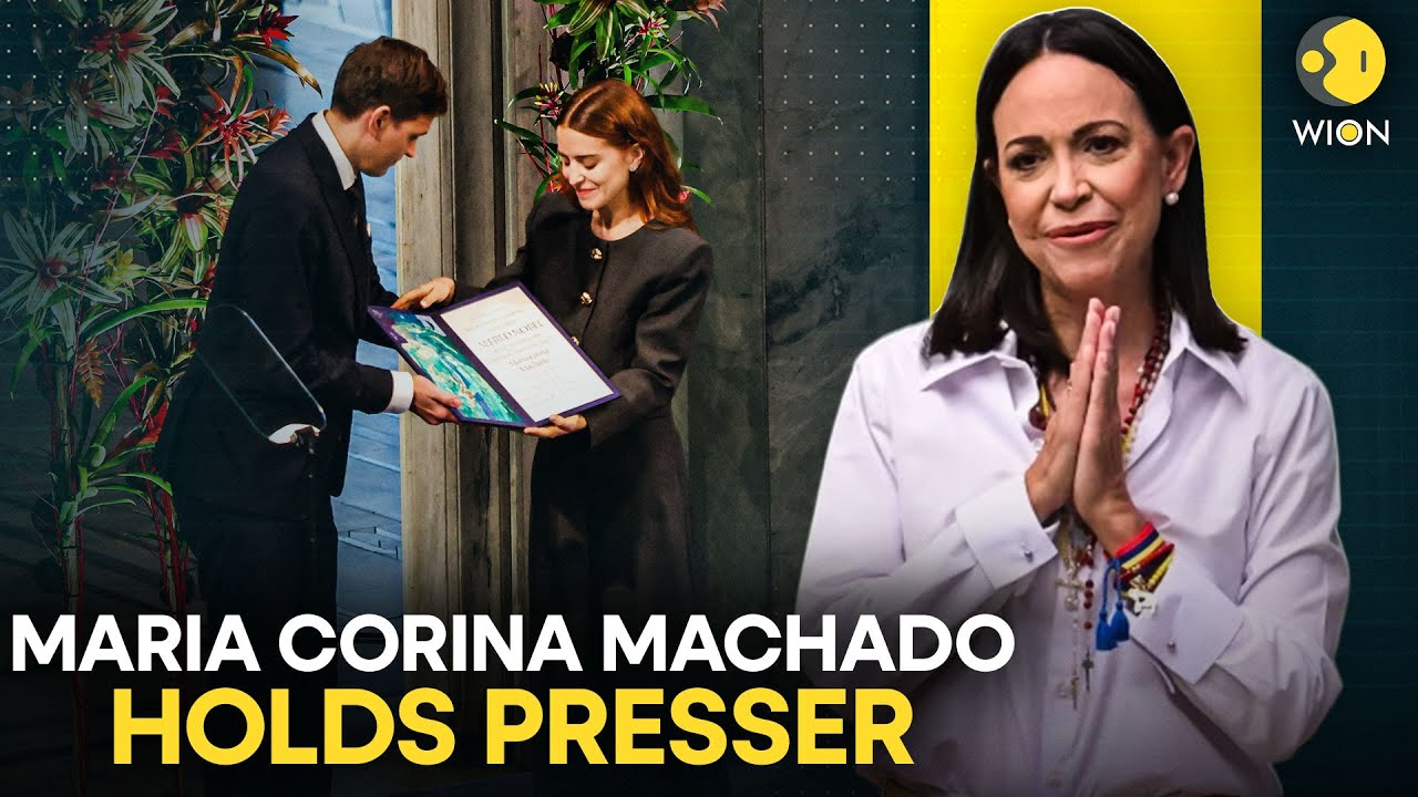 Nobel Peace Prize 2025 LIVE: Nobel laureate Machado Presser With Norwegian PM Stoere | WION