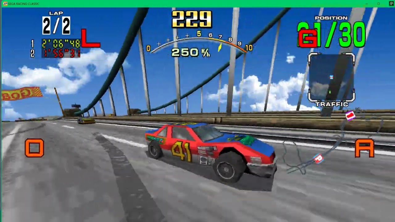 SEGA RACING CLASSIC - TEKNOPARROT 2026 - ALL TRACKS 1-3 - 4K UK ARCADES