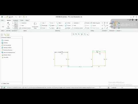 How to use Thickness Command in CREO, Thickness in Sketching, Design tip & tricks.