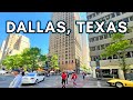 Life In DALLAS TEXAS USA 4K Summer Walking Tour Of Downtown Dallas