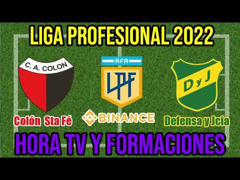 Colon vs Defensa y Justicia (Hora TV y Formaciones) Fecha 26 Liga Profesional 2022