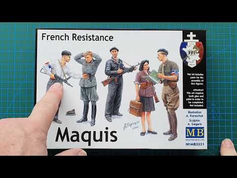 1/35 Scale French resistent Jean Resistant Franacais 