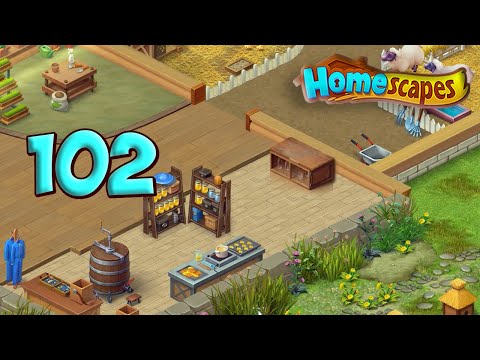 Homescapes Day 102 - Farm Day 3 🏡 Ферма День 3 Gameplay Story Playrix HD