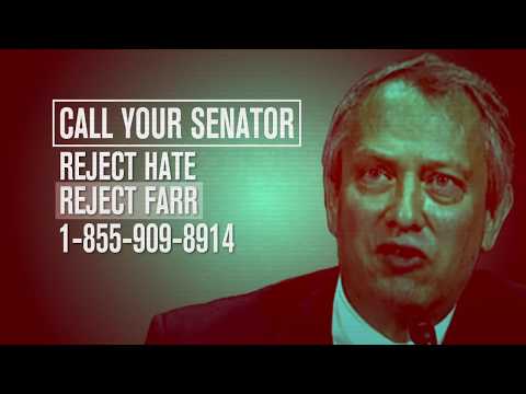 Call Your Senator. Vote NO on Thomas Farr.
