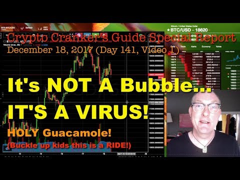 Bitcoin is NOT A Bubble. It's a VIRUS!  MorningCryptos 141.01