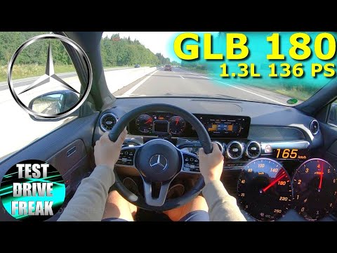 2021 Mercedes Benz GLB 180 136 PS TOP SPEED AUTOBAHN DRIVE POV