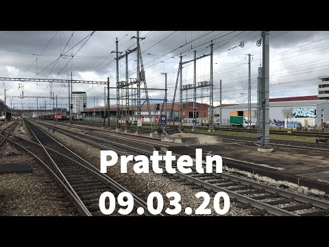Zugverkehr/Trains at Pratteln 09.03.20