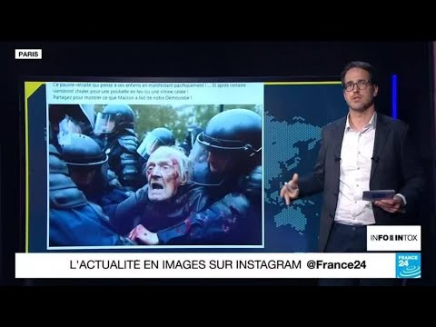 Manifestations contre la réforme des retraites: un homme âgé a-t-il été maltraité par des CRS