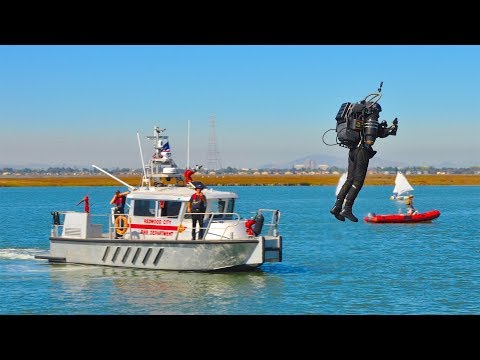 JetPack Aviation JB10 Redwood City, California Port Fest Flight Demonstrations - Bay Area