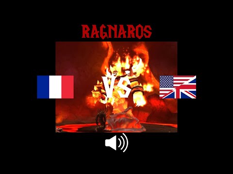Ragnaros - Français vs Original World of Warcraft MC (Dialogues Audio HD)
