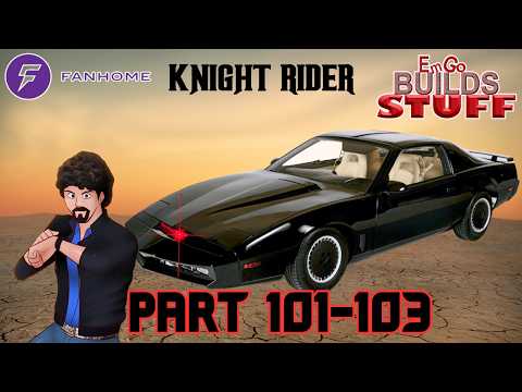 Fanhome Knight Rider K.I.T.T. Build (Part 101-103): EmGo Builds Stuff