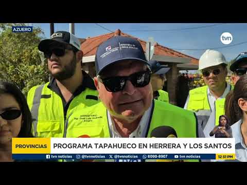 Plan Tapa Huecos avanza con inversión de $3 millones en Herrera