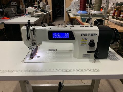 INDUSTRIAL AUTOMATIC TOUCH SCREEN COMPOUND WALKING FOOT SEWING MACHINE K6-D4-33