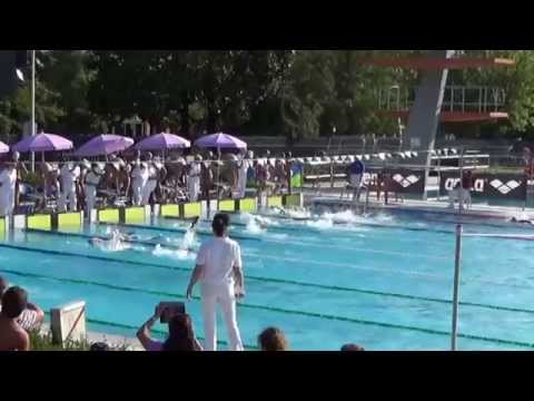 Campionato Italiano esordienti 2014 Rovereto 2a serie staffetta 4 x 100 SL maschile