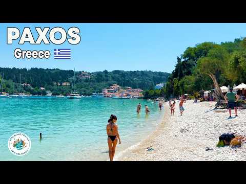 Paxos, Greece 🇬🇷 – The Most Authentic Greek Island Experience in 4K HDR Walk and Drone with Captions