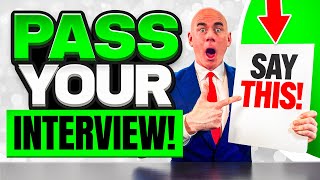 INTERVIEW QUESTIONS & ANSWERS! How to PASS a JOB INTERVIEW! (LIVE MOCK INTERVIEW!)