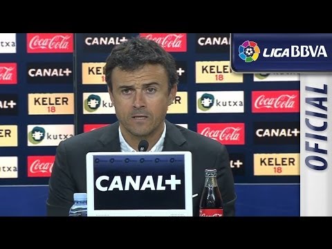 Rueda de Prensa de Luis Enrique tras el Real Sociedad (4-3) Celta de Vigo - HD