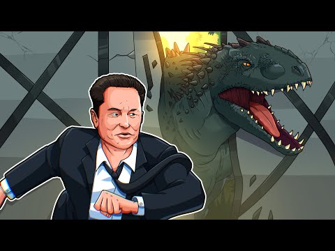 I Spent 100 Days Building Jurassic World as a Greedy Billionaire