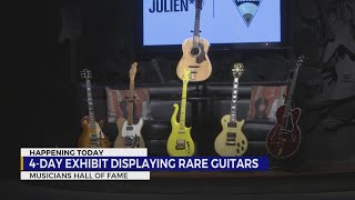 4-day exhibit displaying rare guitars in Nashville