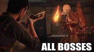 The Evil Within 2 - All Bosses (With Cutscenes) HD