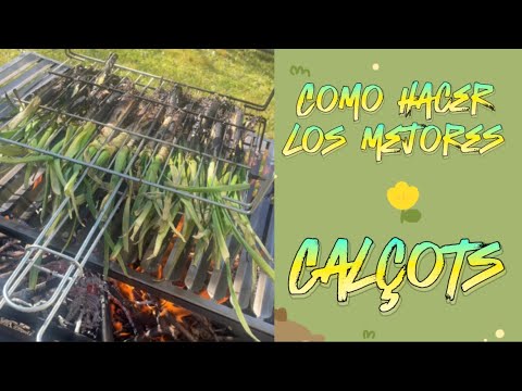 Calçots / How to make calçots