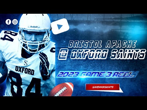 Bristol Apache at Oxford Saints Game Reel