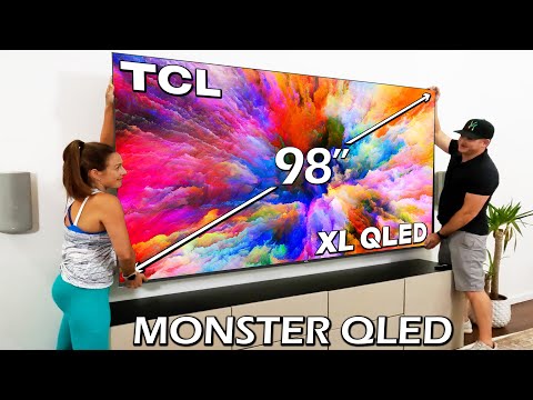 98" TCL QLED-Fernseher - Ich versuche, ihn an die Wand zu hängen!!