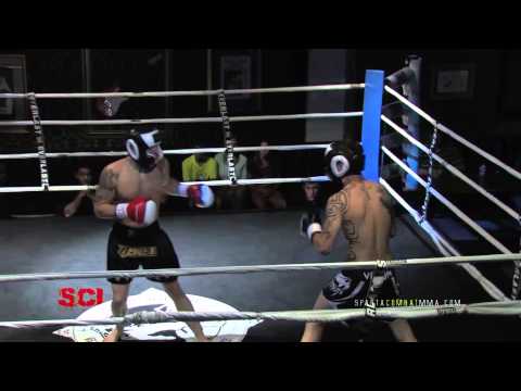 Sam Fernandez vs Bryan Ledoux SPARTA COMBAT LEAGUE 8-9-14 Muay Thai