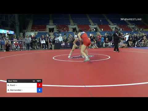 122 Lbs Round Of 128 - Kailin Ford, Texas Vs Arianna Hernandez, Illinois 1f32