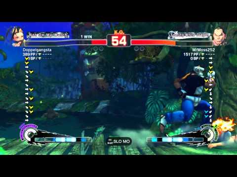 SSF4 AE: Doppelgangsta (Ibuki) vs MrMoss252 (Dan)