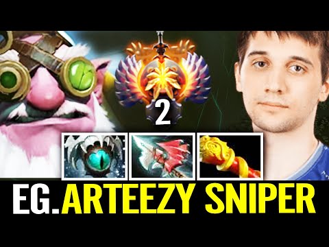 ARTEEZY Sniper [FULL GAMEPLAY] - Fast Farm Pro Carry Guide | Dota 2 IMMORTAL GAMEPLAY