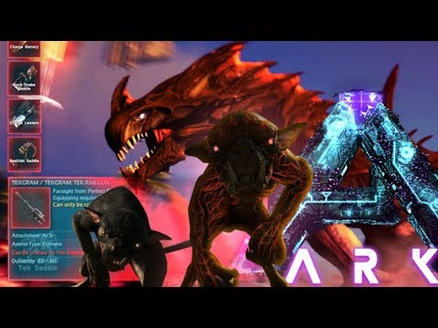 ARK Aberration - TAMED REAPER KING, ALL ABERRATION ITEMS! TEK RAILGUN, NAMELESS SWARM! - Gameplay