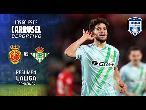 Los de Pellegrini siguen en racha - Resumen de goles del RCD Mallorca 1-2 Real Betis