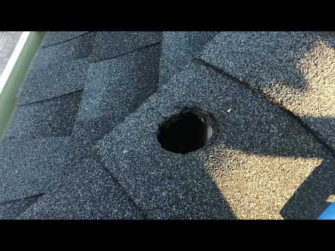 Fixing Up Hole in the Roof in Long Branch, NJ