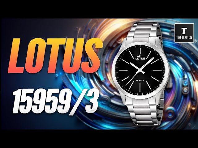 Vídeo relacionado con LOTUS Reloj Hombre Analógico de Acero Inoxidable 316l Plateado - Movimiento de Cuarzo - Cristal Mineral de Alta Resistencia - Resistente al Agua 5 ATM Clásico 15959/3 Minimalist