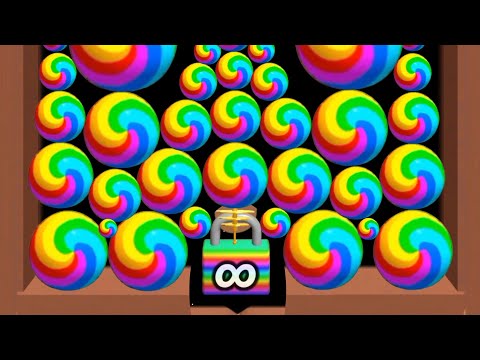 Satisfying mobile game/ Blob Merge 3d vs balloons 2048 - ball run 2048 Gameplay New update part #2