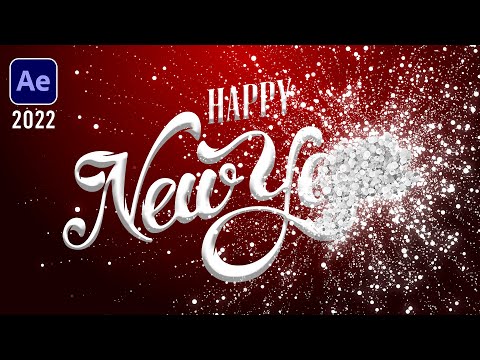 Easy After Effects Tutorial Particles Logo Text Animation Download Free Template