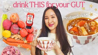 THIS asian soup heals your GUT, SKIN + COLLAGEN 🙌