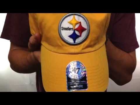 Steelers 'NFL FRANCHISE' Gold Hat by Twins 47 Brand