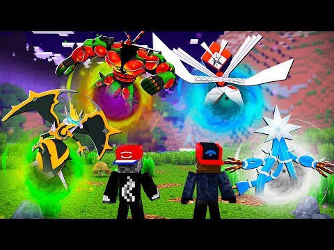 CAPTURANDO todos POKÉMON ULTRA BEAST e SHINY no PORTAL no MINECRAFT