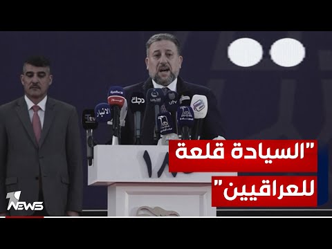شاهد بالفيديو.. الخنجر في تجمع انتخابي : السيادة دافعت عن المغيبين والسجناء والمهجرين