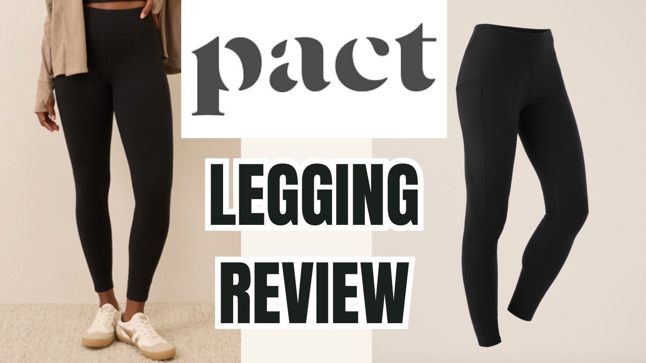 Pact Organic Cotton Legging ReviewI Size Small Pact Organic Leggings| Black & Blue