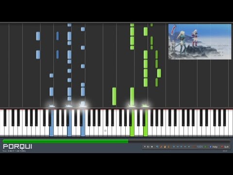 Madan no Ou to Vanadis Opening - Ginsen no Kaze (Synthesia)