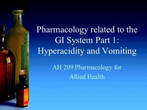 Pharmacology of the GI system Part 1.wmv