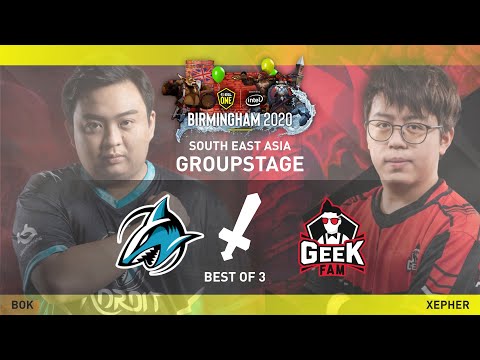 Adroit vs Geek Fam Game 1 (BO3) | ESL One Birmingham Online 2020 SEA Groupstage