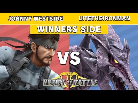 Heart of Battle -  Jonny Westside (Snake) vs LitetheIronman (Ridley) Winners Pools - Smash Ultimate