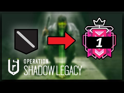 How I Got CHAMPION In Operation Shadow Legacy : Ranked Highlights - Rainbow Six Siege Gameplay