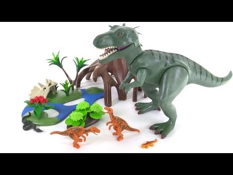 Playmobil T-Rex w/ Velociraptors review! set 4171